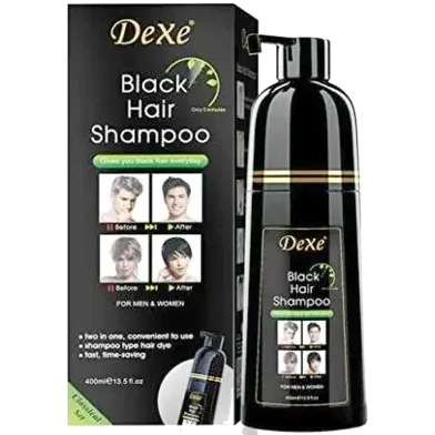 Dexe Black Hair Shampoo Economic Set - 400 ml - Rokomari product